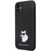 Karl Lagerfeld KLHCN61SMHCNPK iPhone 11 / Xr 6.1 czarny/black hardcase Silicone C Metal Pin